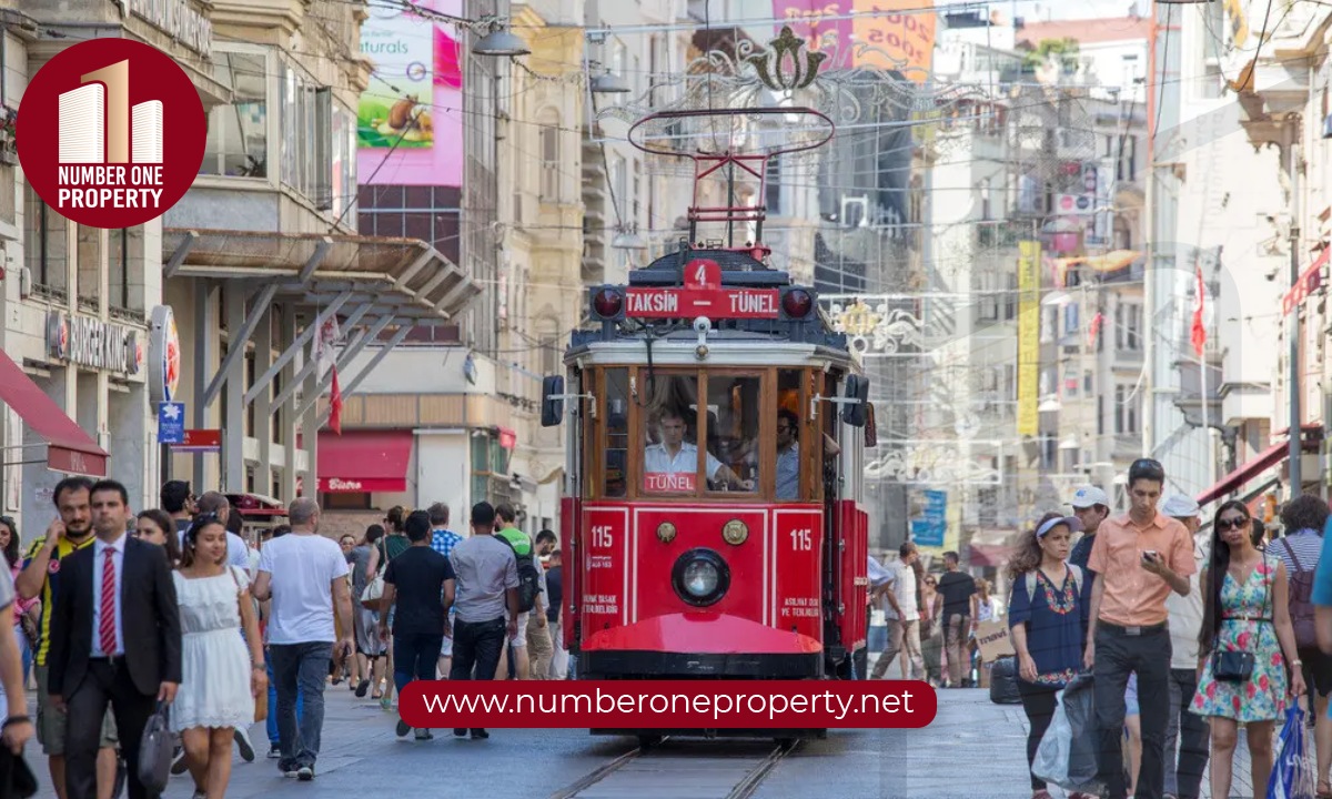 Istiklal Street in Taksim Istanbul