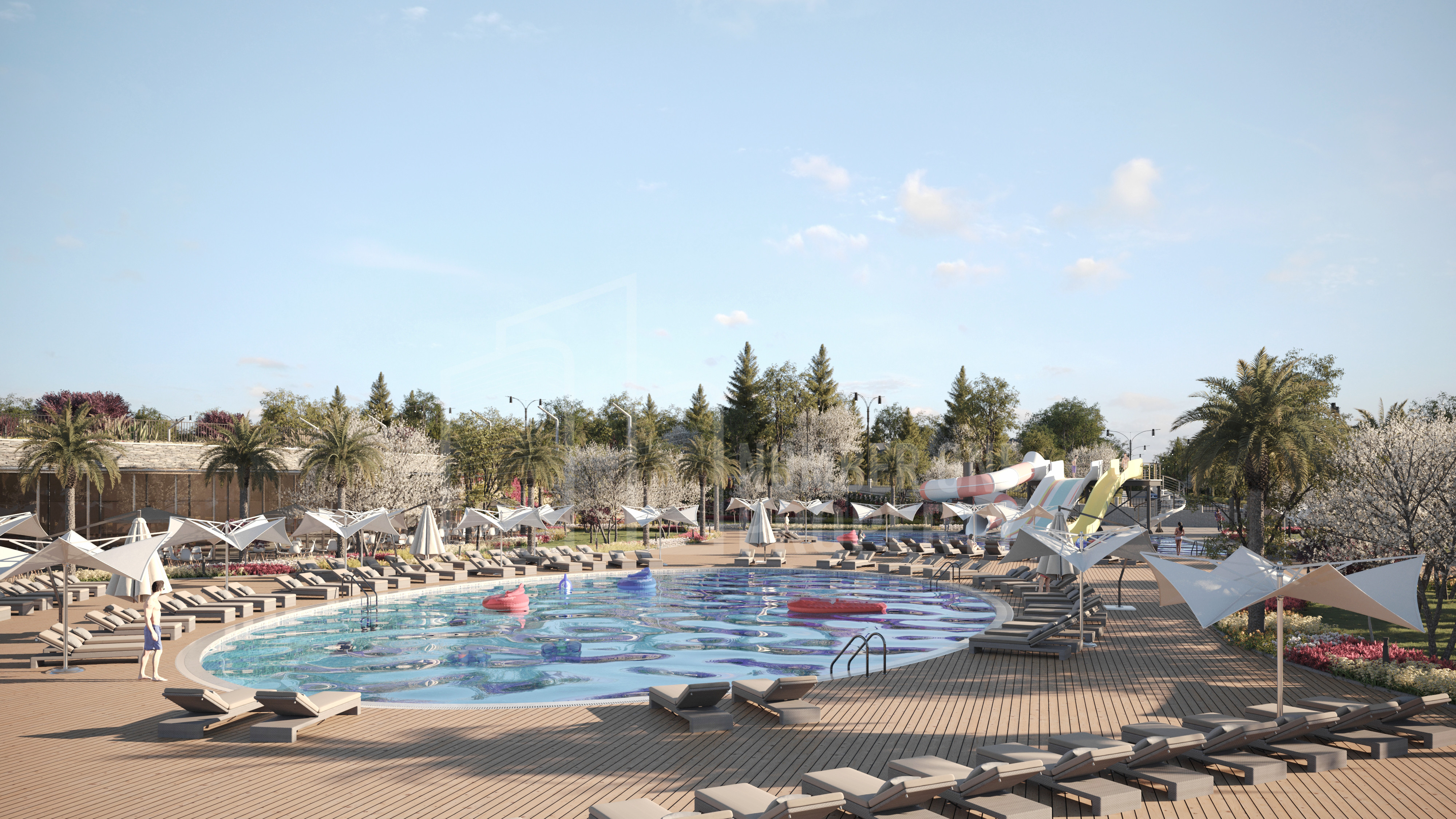 A residential Resort Overlooking the Sea of Marmara