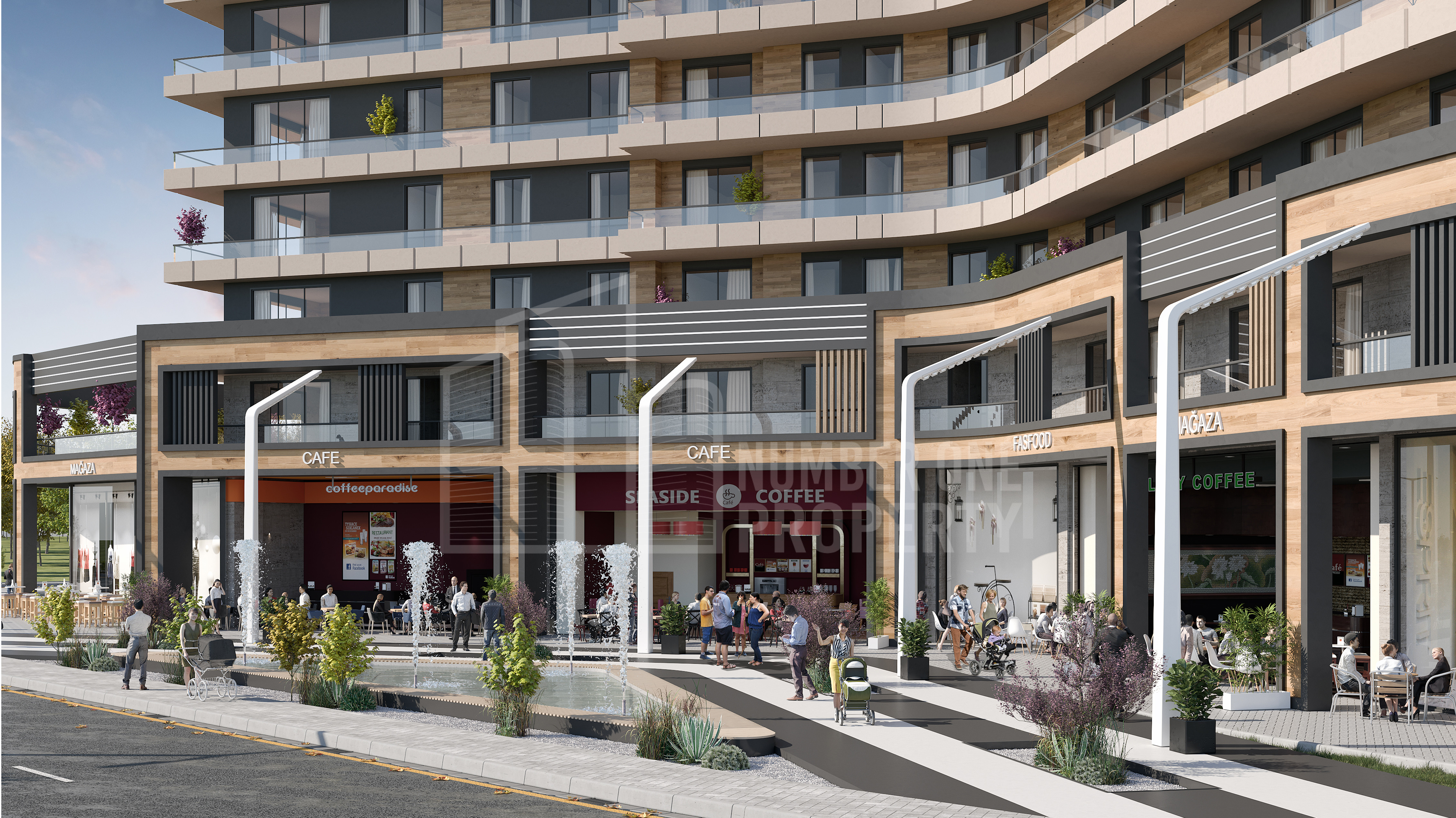 A residential Resort Overlooking the Sea of Marmara
