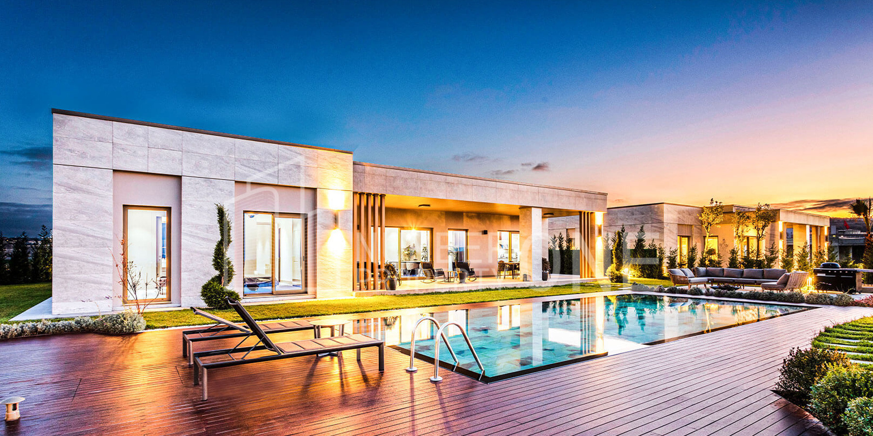 Villas with Lake and Sea Views
