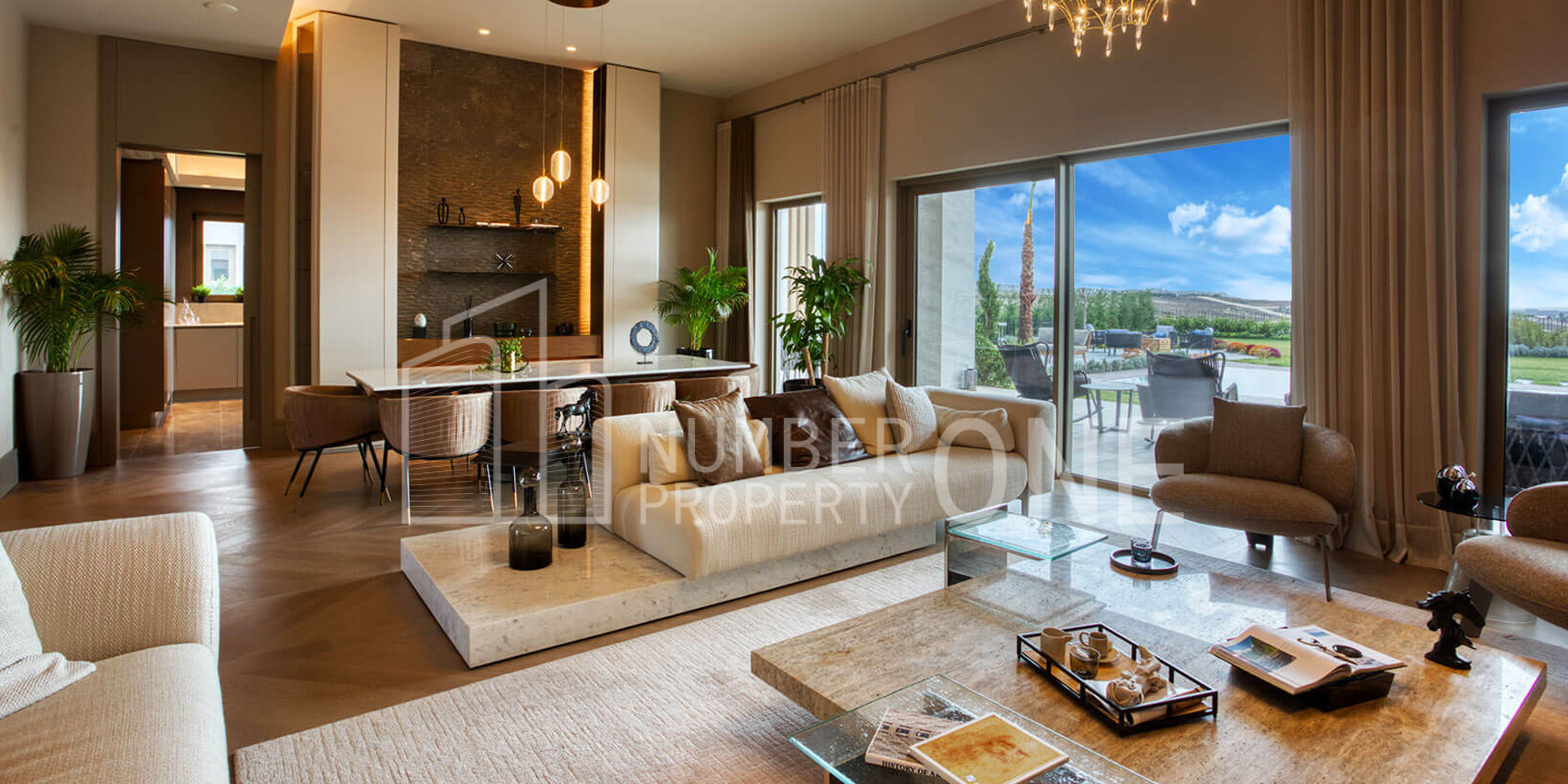 Villas with Lake and Sea Views