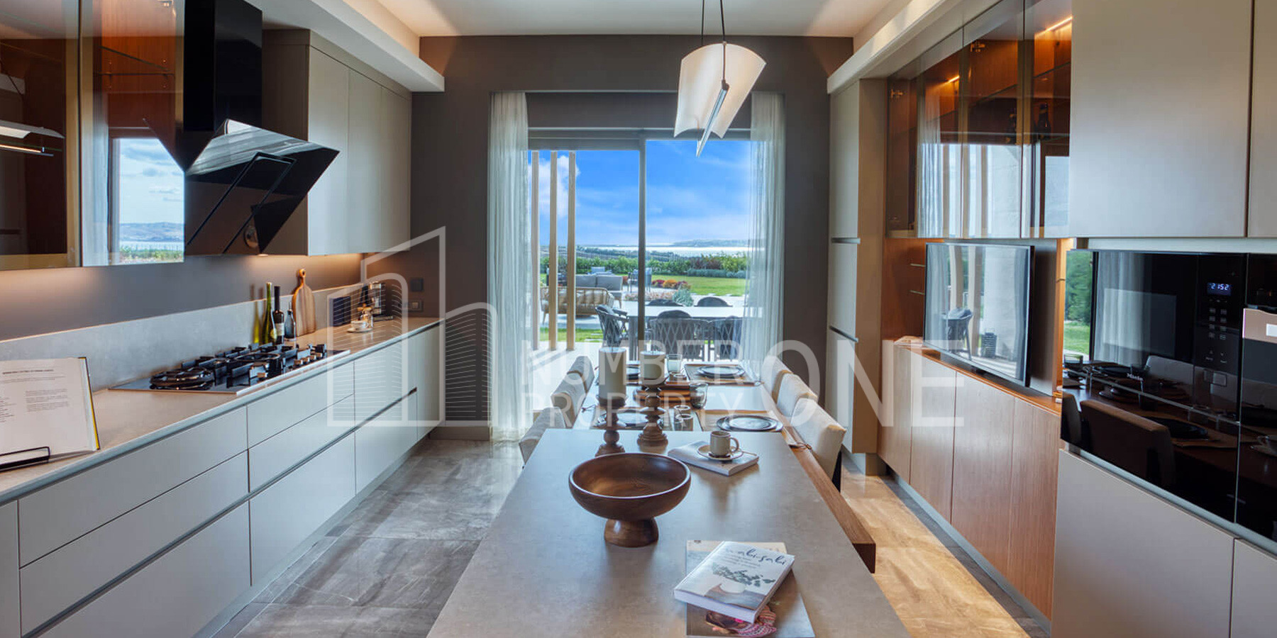 Villas with Lake and Sea Views