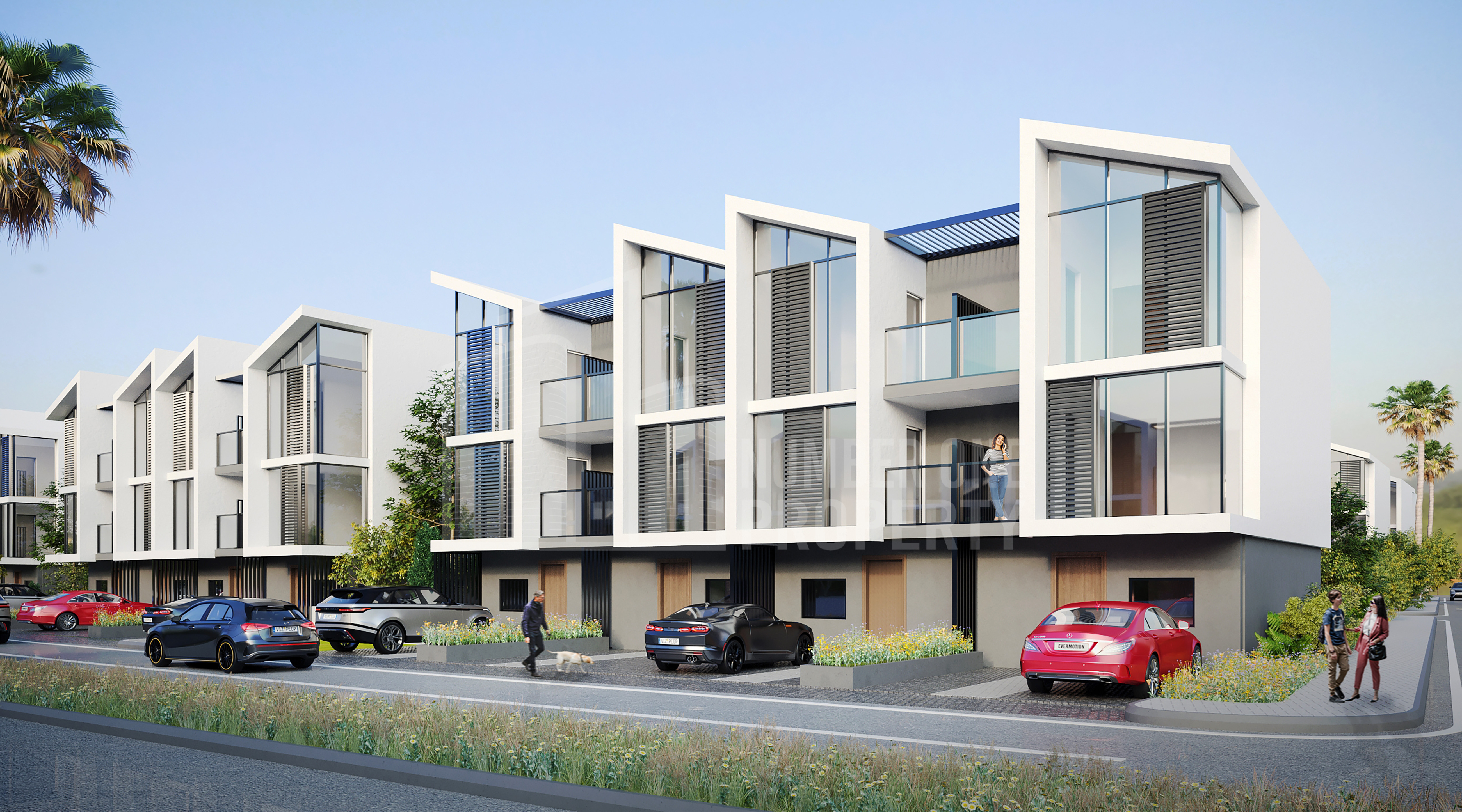 Italian Style Townhouse Complex