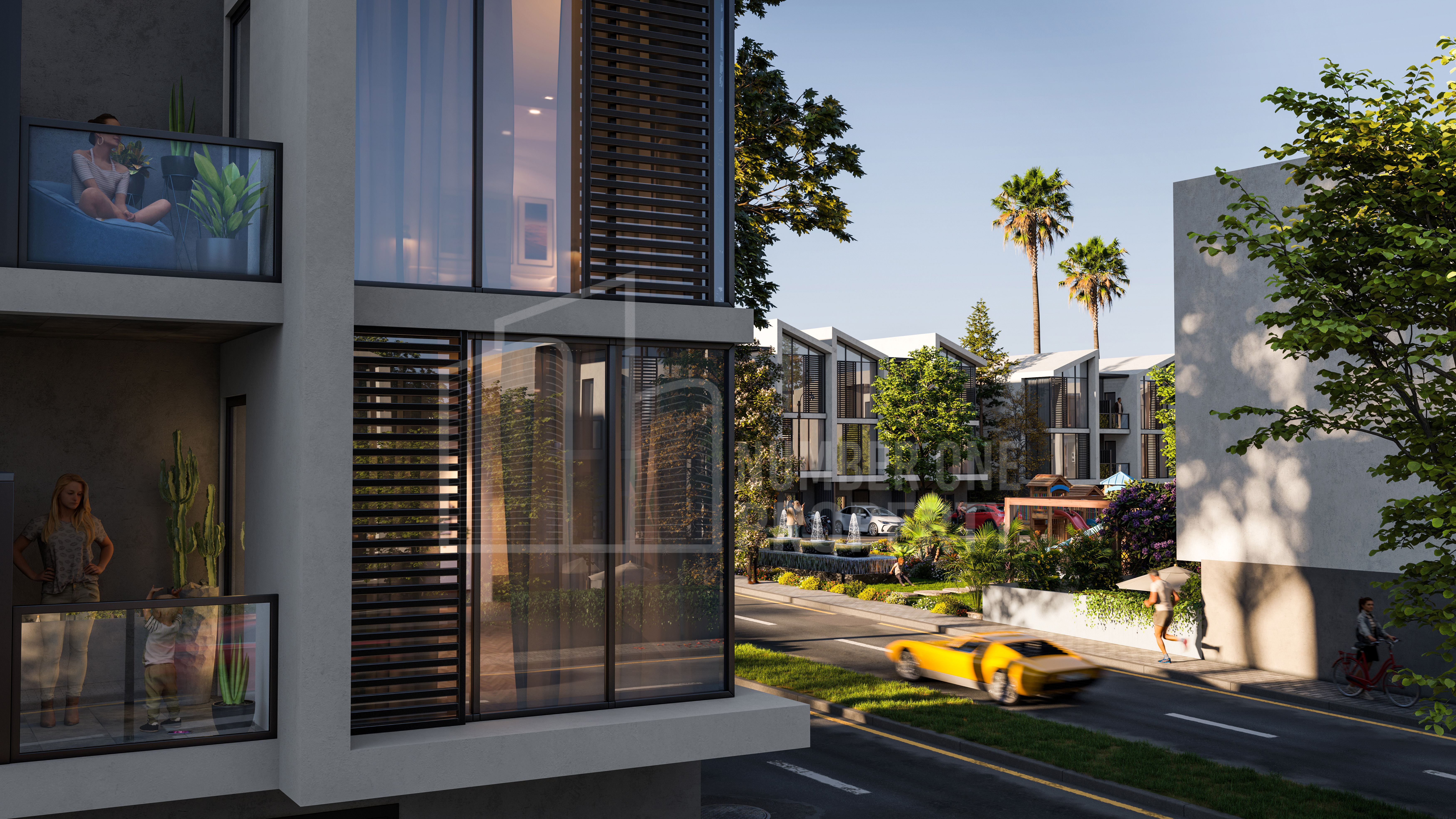 Italian Style Townhouse Complex