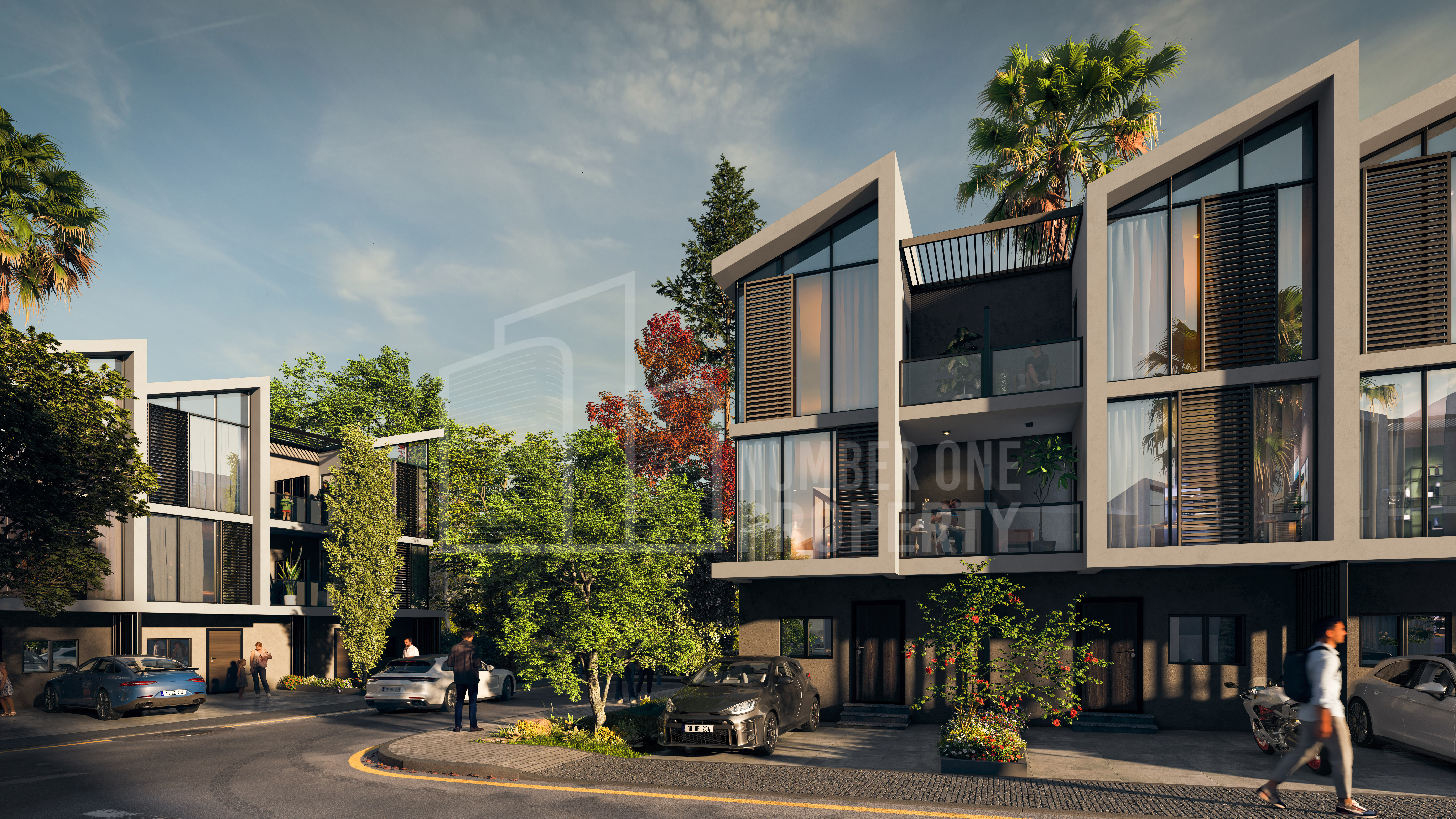 Italian Style Townhouse Complex
