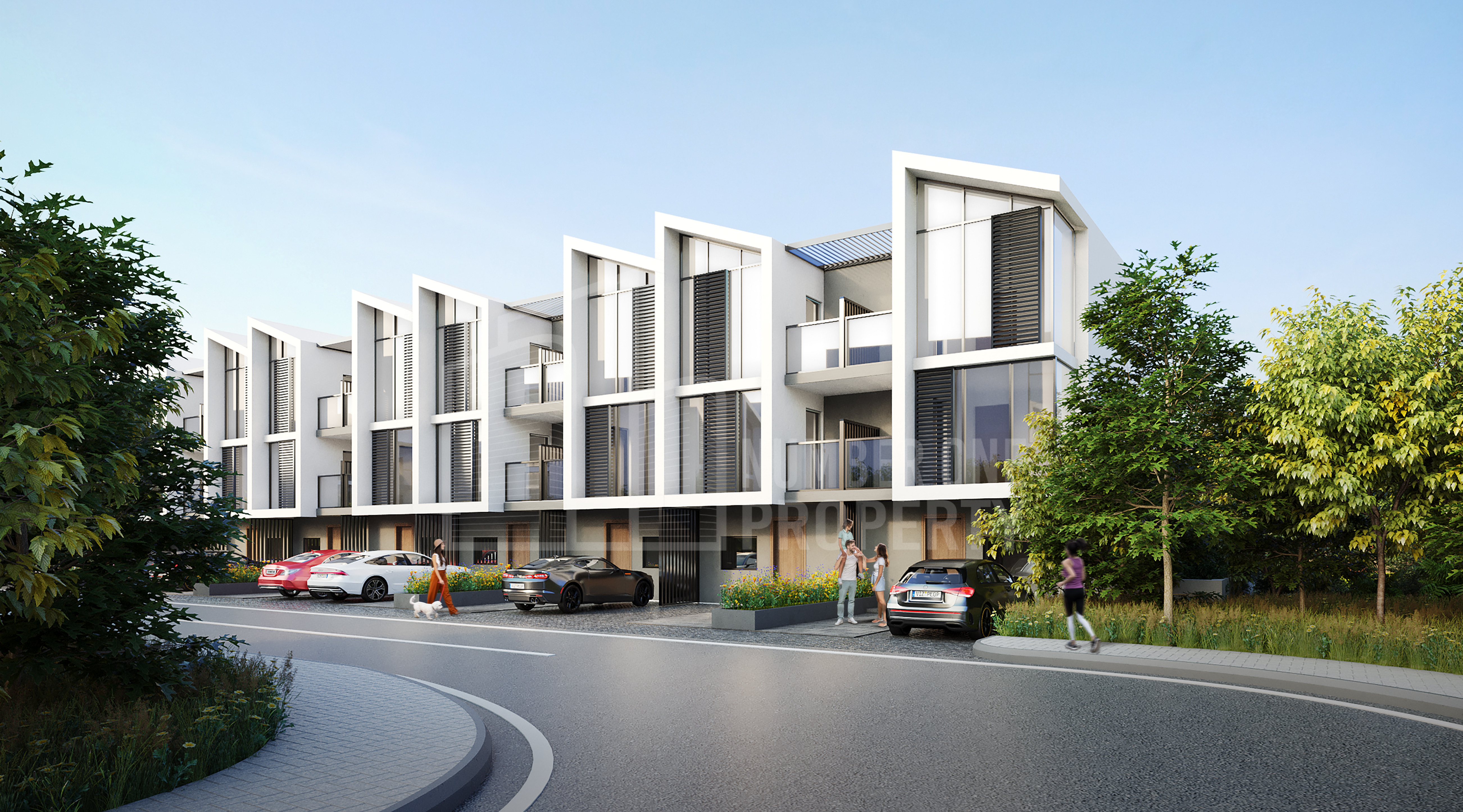 Italian Style Townhouse Complex