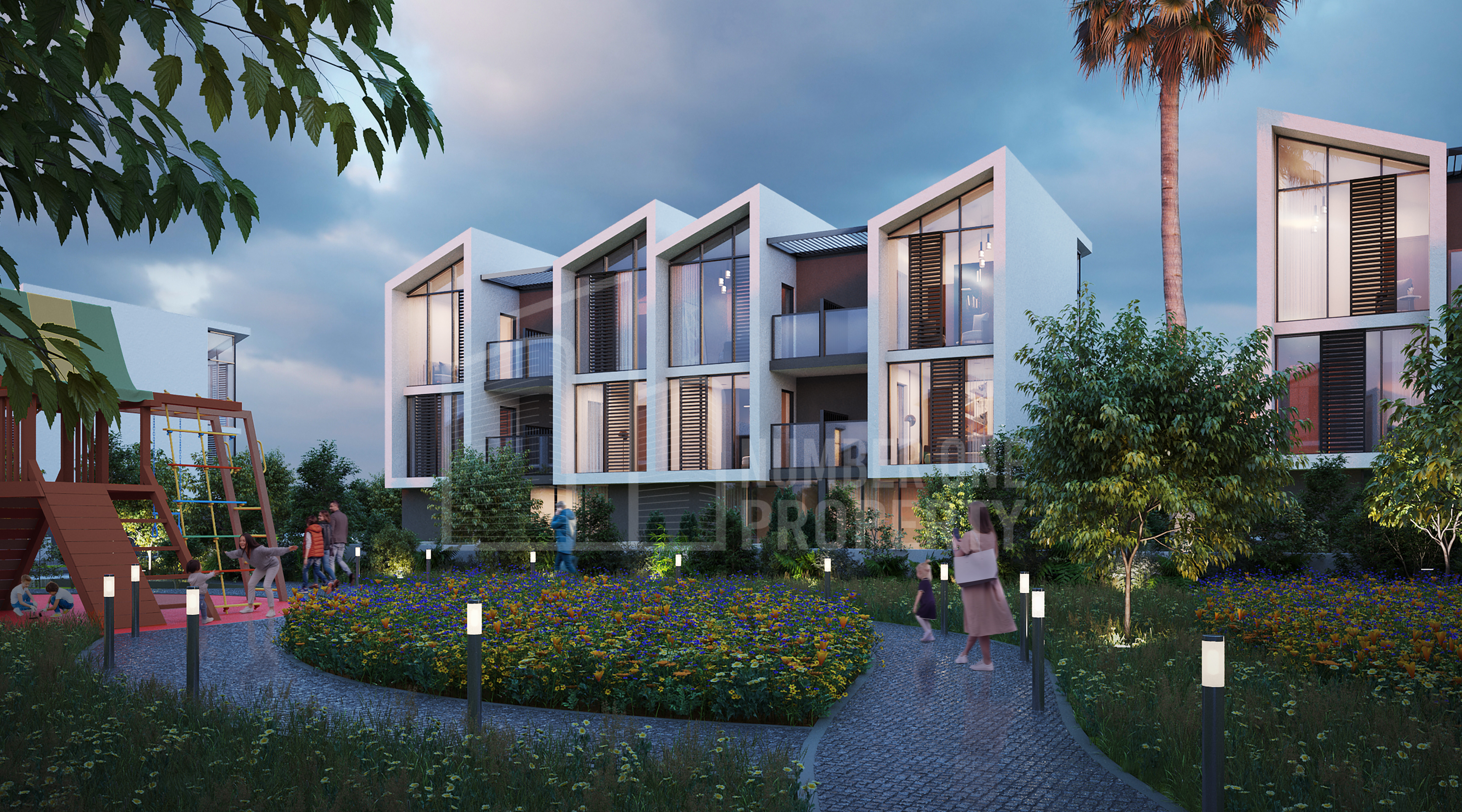Italian Style Townhouse Complex