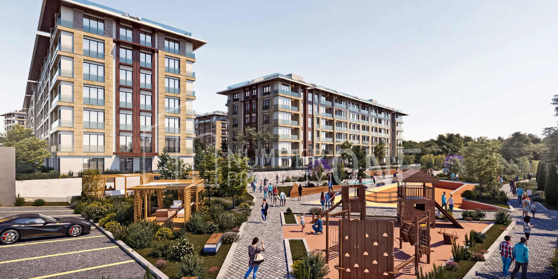 Central Istanbul Project Overlooking the Sea of Marmara